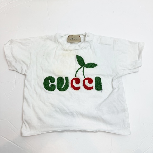 Gucci Other - Gucci | Baby Embroidered Cherry Logo Tee